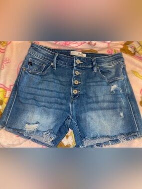 Womens size large high rise kancans shorts